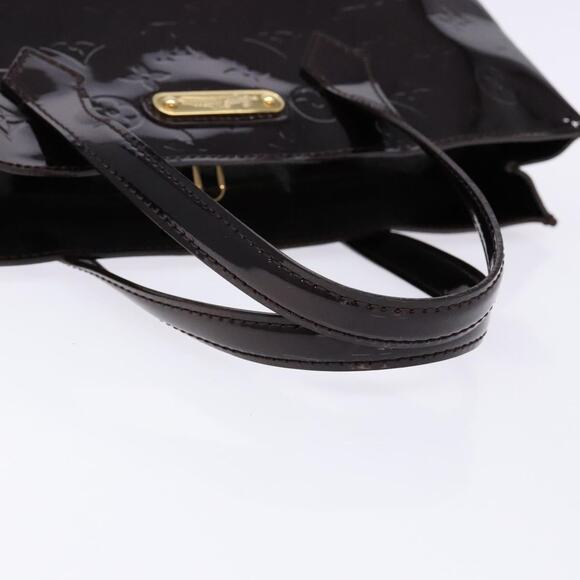 LOUIS VUITTON Monogram Vernis Wilshire PM Hand Bag Amarante M93641 - Picture 7 of 16